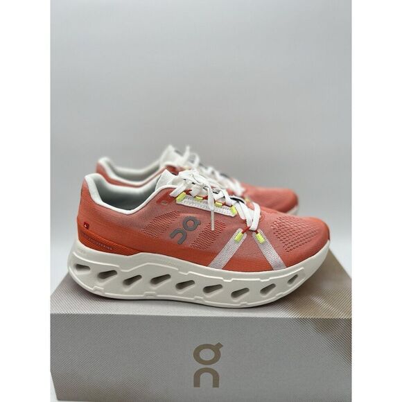 On Men's Cloudeclipse Running Shoes Flame Ivory NWB Size 11.5 - Picture 3 of 9